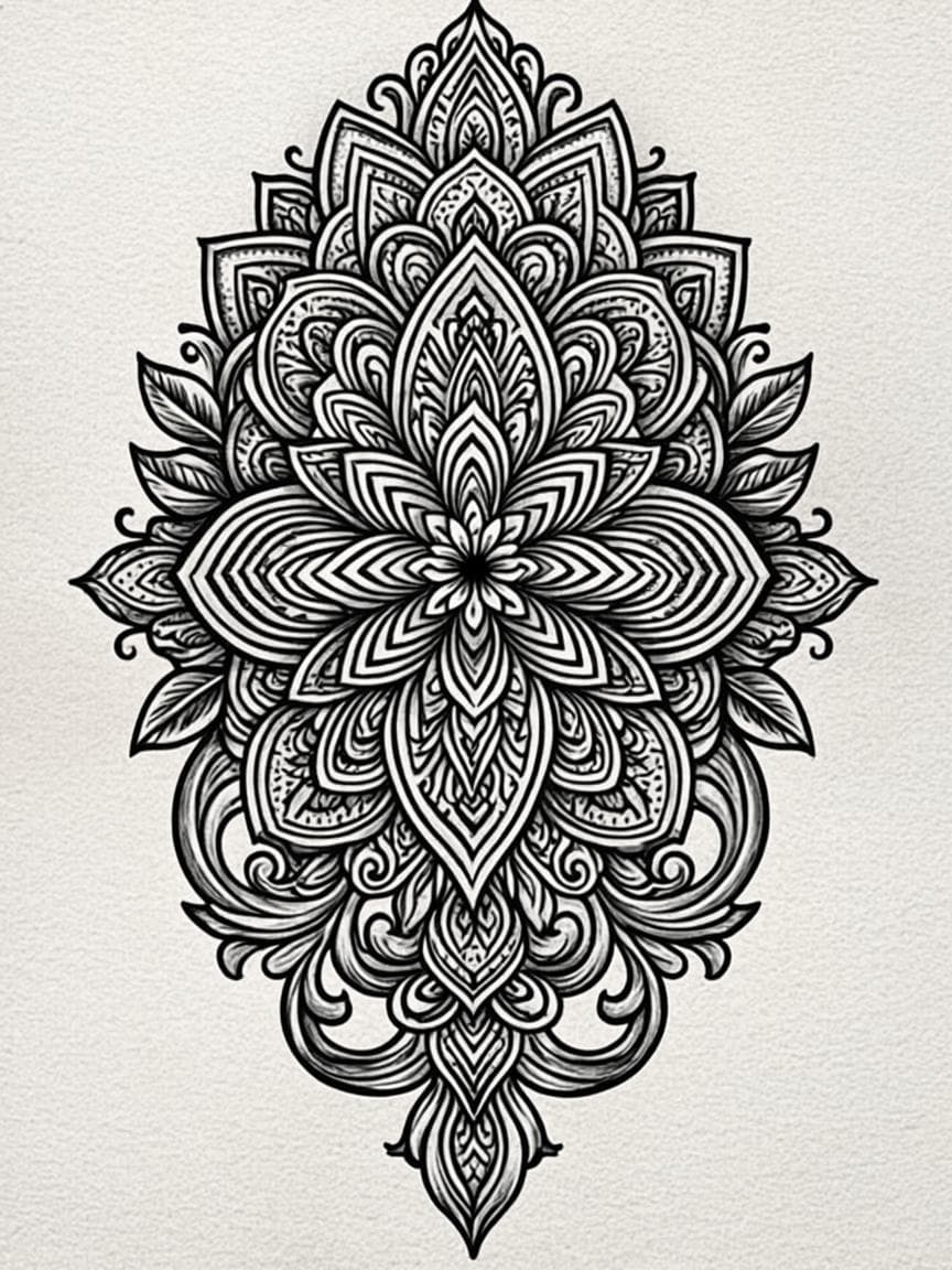 Medusa — Blackwork / Ornamental